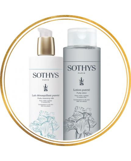 Sothys - PROMO - Lait démaquillant pureté et lotion pureté - 2 x 400 ml