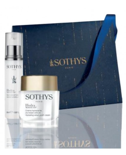 Sothys - Coffret Hydra velours - Crème hydratante jeunesse velours + Sérum Hydra