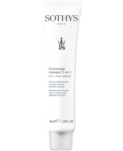 Sothys - Gommage/Masque 2 en 1 Citron marin - Soin Saisonnier - 40 ml