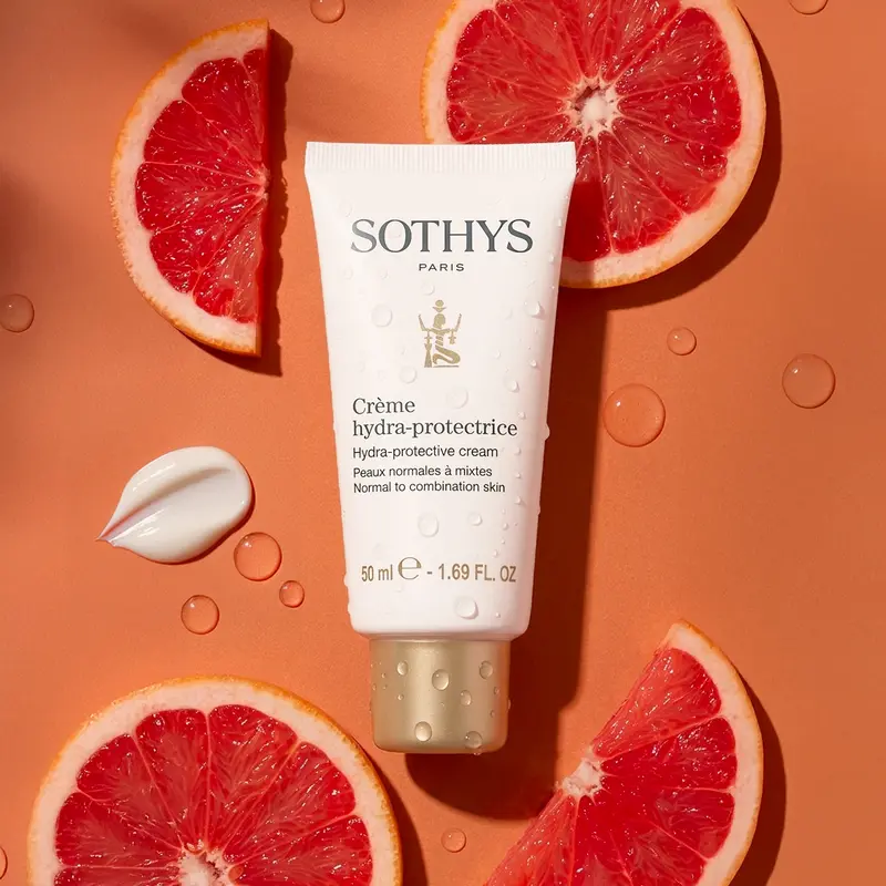 Sothys - Crème Hydra protectrice – Pamplemousse – 50 ml