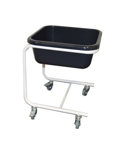 [8.360.014] Bassin pour bain de pieds (sur roulettes et sans poignée)