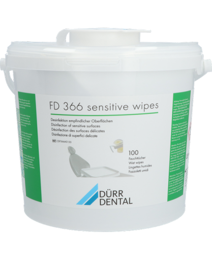 [7091.85] Dürr Dental - FD 366 - Lingettes de désinfection prêtes à l'emploi - 100 pièces