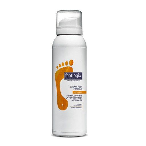 [6,94419E+11] Footlogix - Mousse Transpiration Abondante - 125 ml - N°5