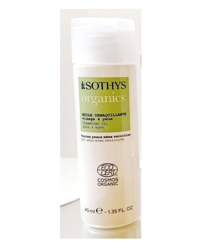[191100] Sothys - Huile démaquillante visage et yeux - Ogranics® - 40 ml