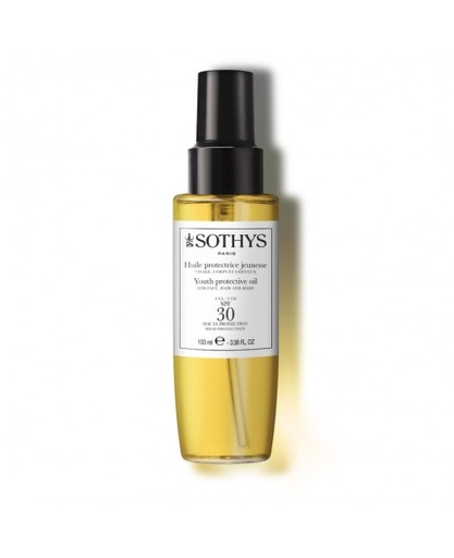 [160507] Sothys - Huile protectrice jeunesse SPF30 – Visage, corps & cheveux – 100 ml