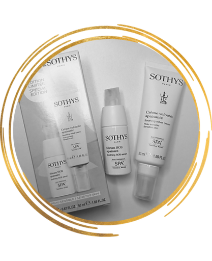 [140208] Sothys - PROMO DUO Sérum SOS Apaisant + Crème Veloutée Apaisant - Eau Thermale de Spa