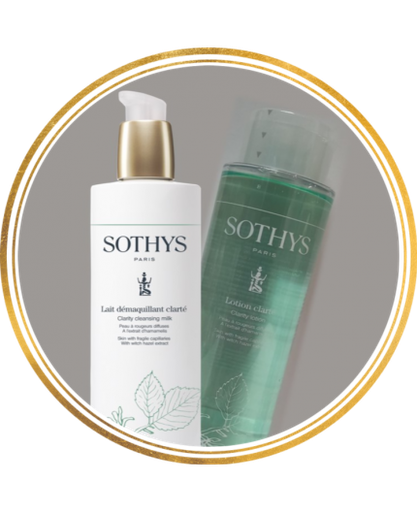 [162403] Sothys – Promo - Lait démaquillant clarté 400 ml + Lotion Clarté 400 ml
