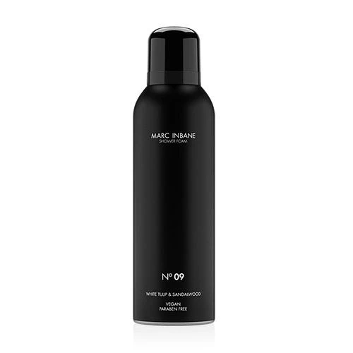 Marc Inbane – Mousse de douche VEGAN n°09 - Tulipe blanche, Ambre et Bois de Santal - 150 ml 